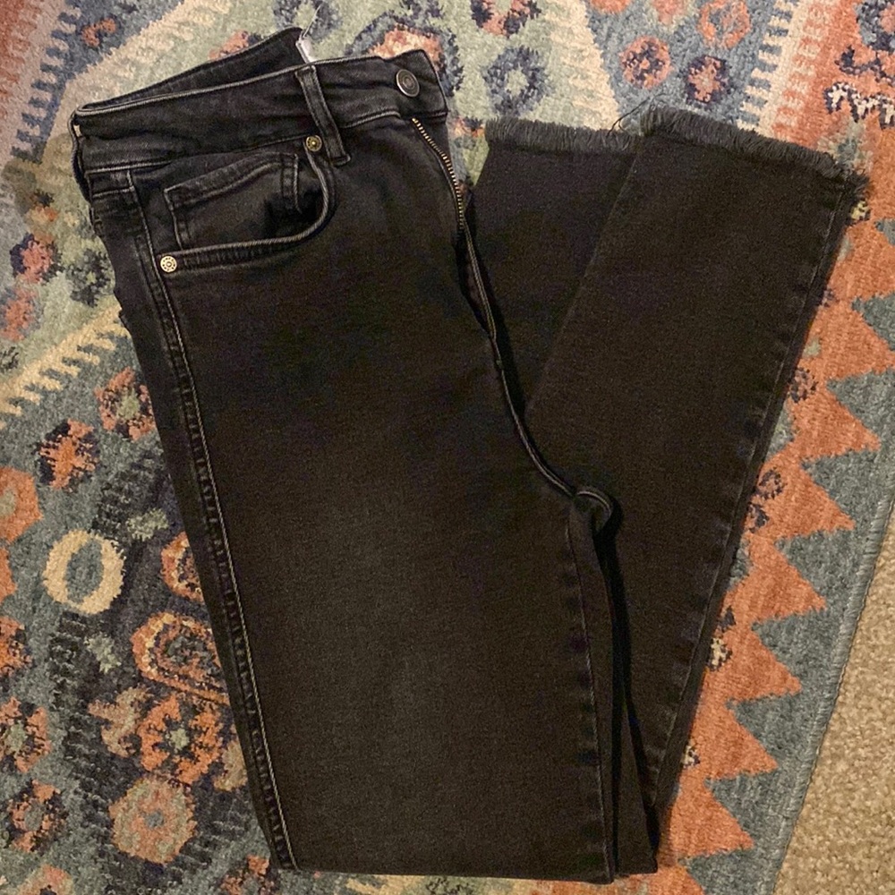 Free People. Size 30 ankle high waisted jeans